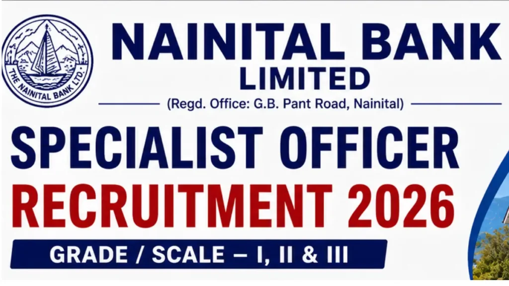 Nainital Bank Specialist Officer Recruitment 2026
