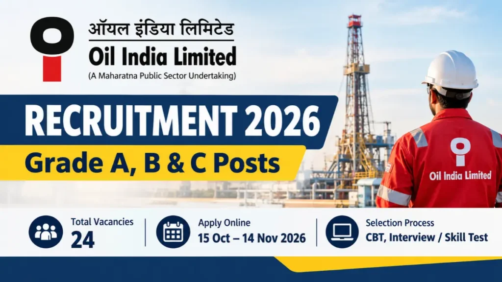 Oil India Limited Recruitment 2026