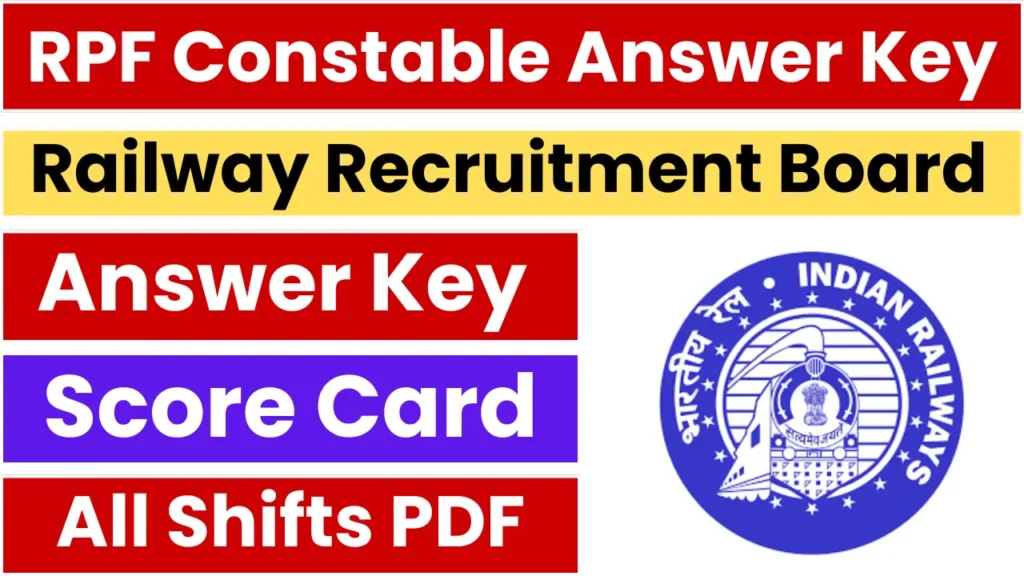 RPF Constable Answer Key 2025