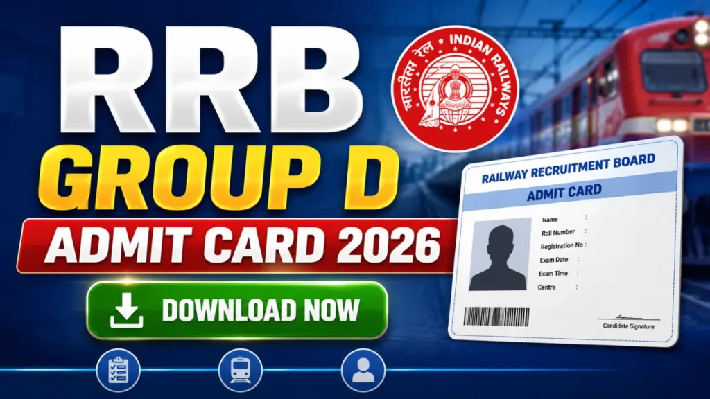 RRB Group D Admit Card 2026