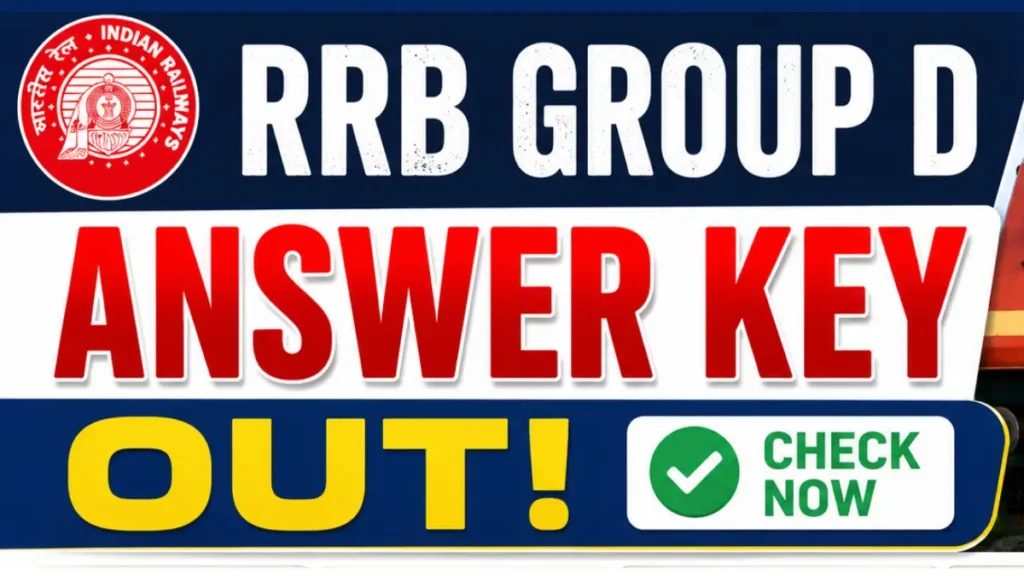 RRB Group D Answer Key 2026