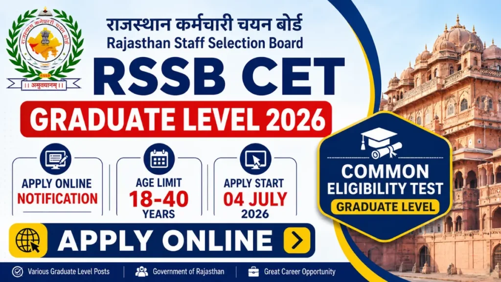 RSSB CET Graduate Level 2026