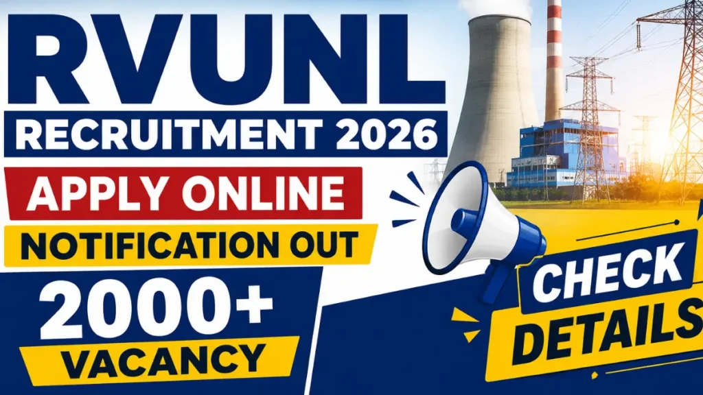 RVUNL Recruitment 2026
