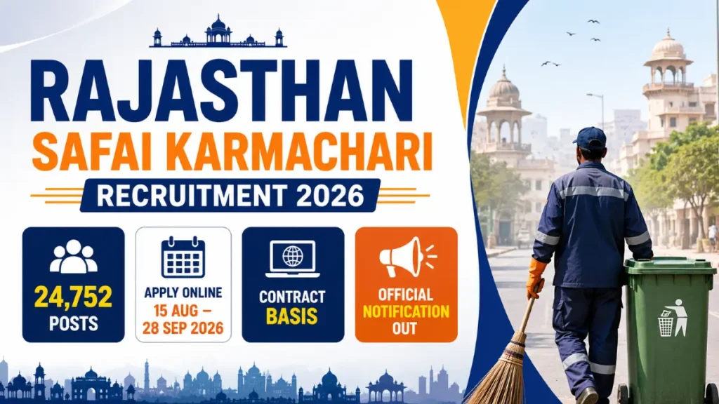 Rajasthan Safai Karmachari Recruitment 2026