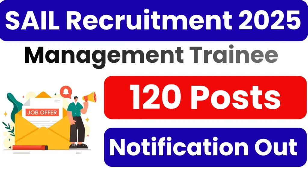 SAIL Management Trainee Recruitment 2025