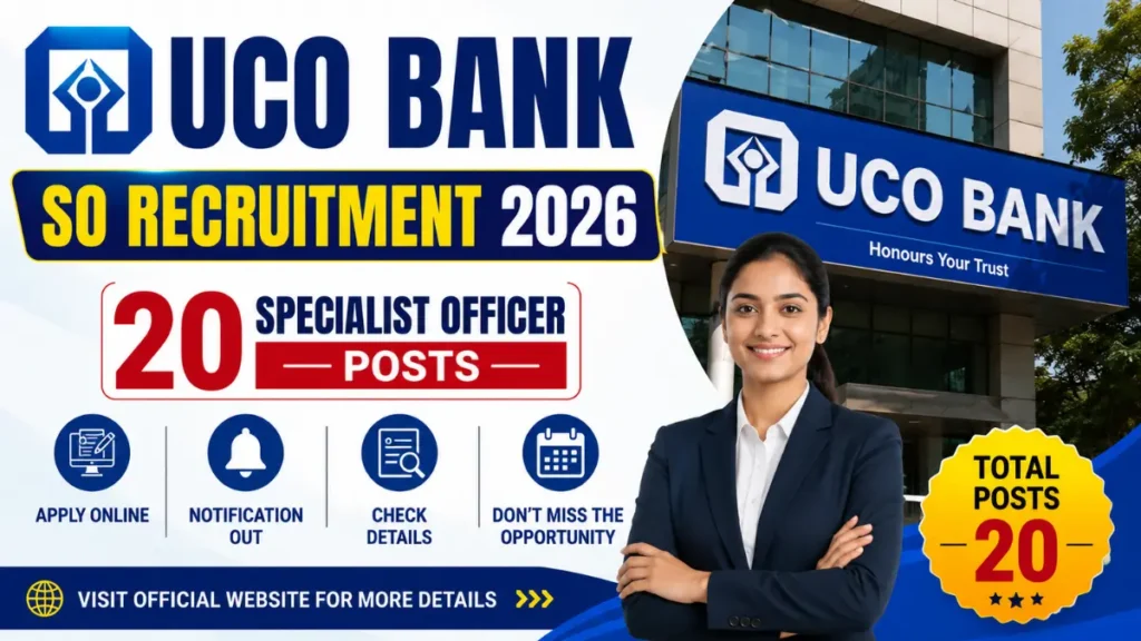 UCO Bank SO Recruitment 2026