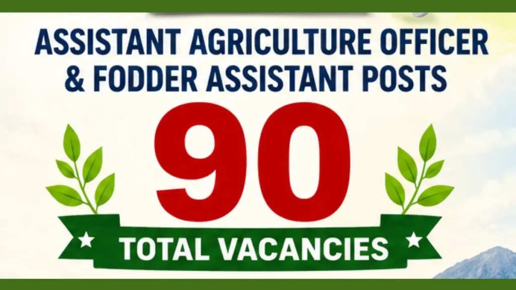 UKSSSC Agriculture Recruitment 2026