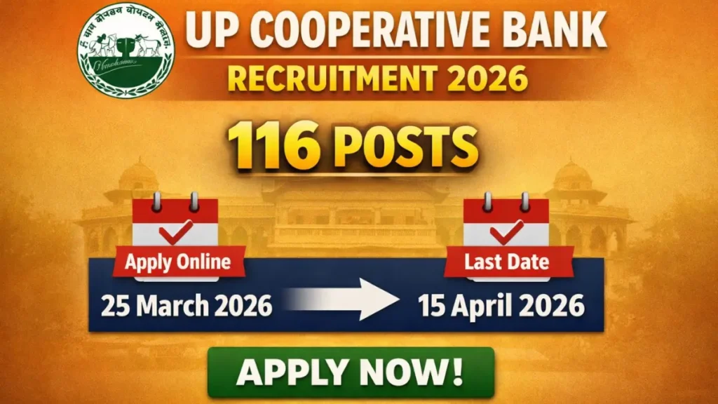 UP Cooperative Bank Recruitment 2026