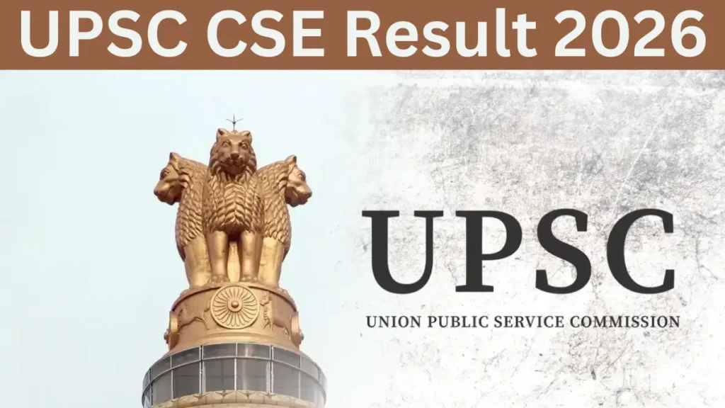 UPSC CSE Pre Exam Result 2026