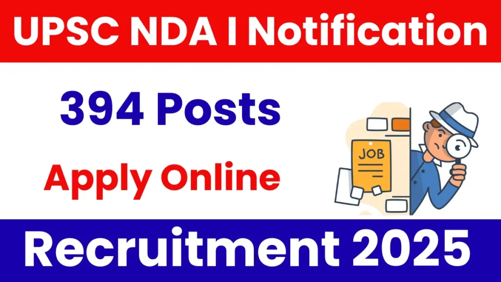 UPSC NDA I Recruitment 2026